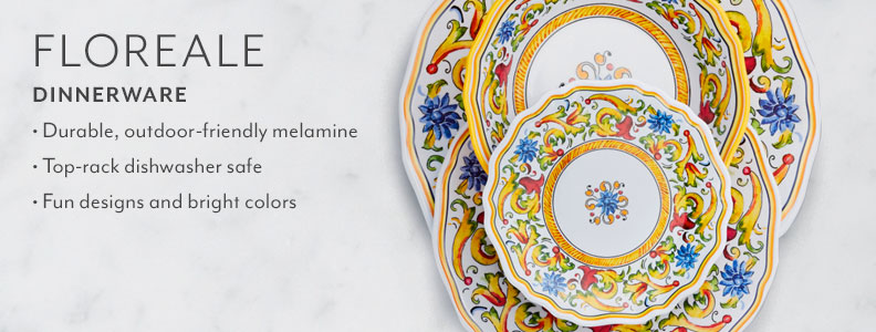 Floreale dinnerware.