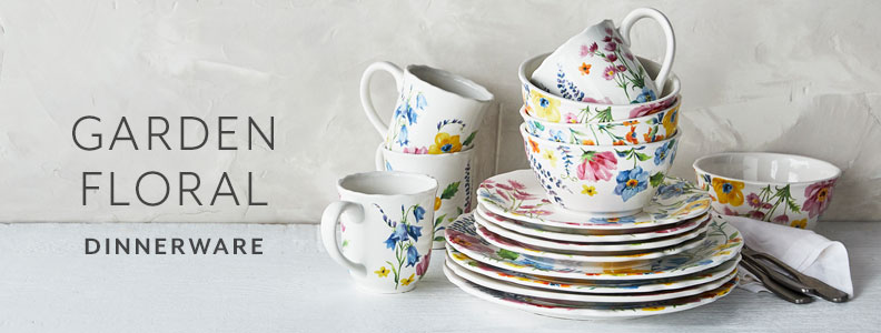 Garden Floral dinnerware.