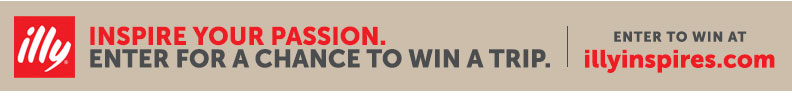 illy inspire your passion. Enter for a chance to win a trip. Enter to win at illyinspires.com.