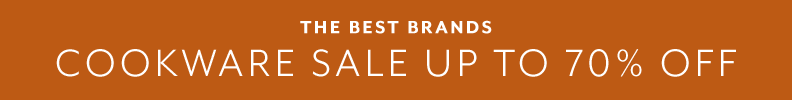 The best brands cookware sale up to 70% off.