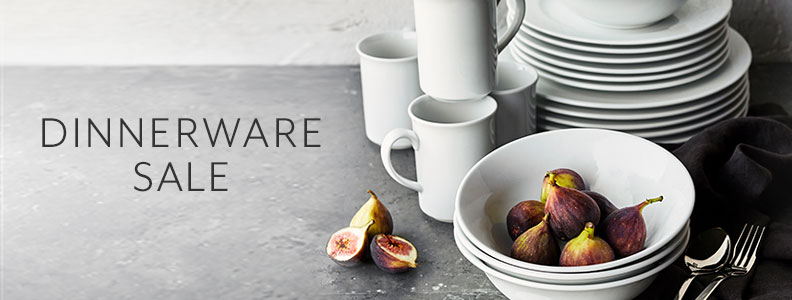 Dinnerware sale.