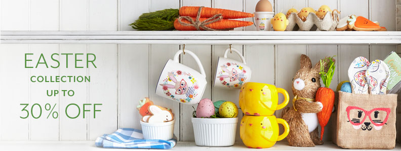 Easter collection up to 30% off. Easter Sunday is April 1.