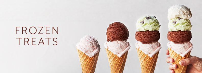 Frozen treats.