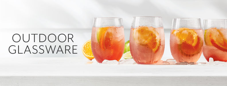Outdoor Glassware.