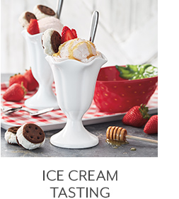 Ice cream tasting.
