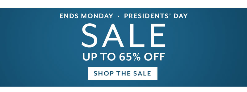President's Day Sale up to 65% off. Shop now.